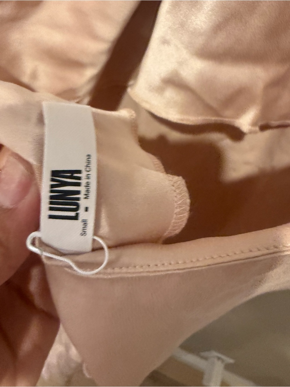 Lunya washable silk bias slip dress, NWOT, S - Picture 8 of 15